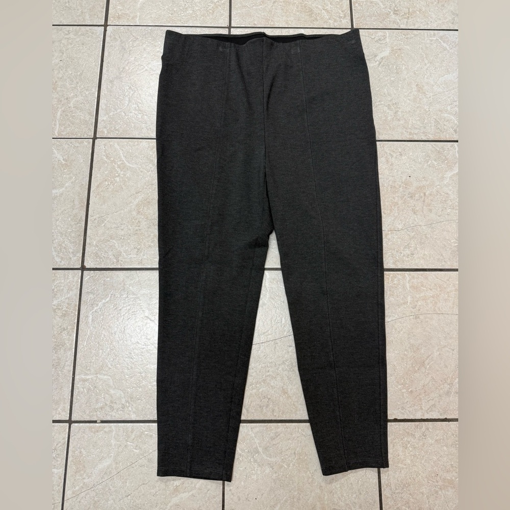 Old Navy Women’s Plus Size 2X Ponte Pull-on Skinny Dress Pants Charcoal Gray